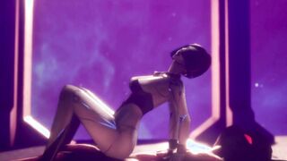 THE CAPTAIN GIVE HIM HIS REWARD DEMI AUTOMATA (Reverse Cowgirl) [Subverse] 3D XXX GAMES