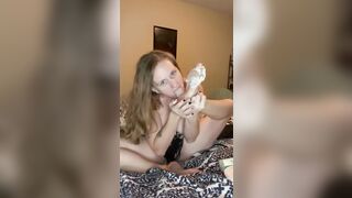 Feet Self Warship deep throat long titty feet Queen Sam rose 