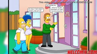 Fiance swap between neighboors - The Simptoons