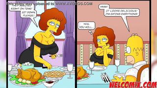Fiance swap between neighboors - The Simptoons