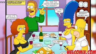 Fiance swap between neighboors - The Simptoons