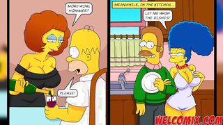 Fiance swap between neighboors - The Simptoons