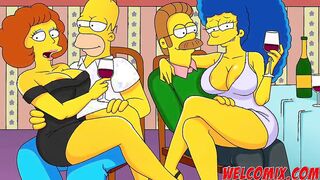 Fiance swap between neighboors - The Simptoons