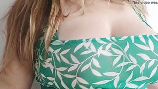 women Shows Her Long Melons
