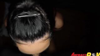 HOT Big Boobed 18 girlfriend MJ Fresh Give Fellatio for Huge
