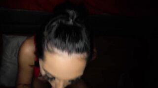 HOT Big Boobed 18 girlfriend MJ Fresh Give Fellatio for Huge