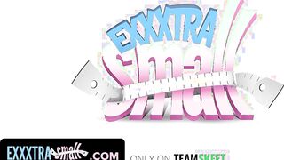 Exxxtra Tiny - Slender Geek Eighteen And Her Friend Plays