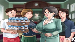 SummertimeSaga - Headmistress Punishes Her Students E2 # 10