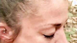 Deep Throat gagging bimbo wifey spit on cum drink