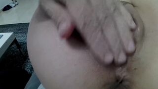 I go dirty when he plays with my holes