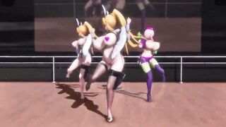 【MMD R-18 yo SEX DANCE】TASTY HOTTIE BUTTOCKS SWEET SATISFACTION INSANE DELICIOUS BUTTOCKS ハードセックス [MMD]