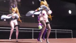 【MMD R-18 yo SEX DANCE】TASTY HOTTIE BUTTOCKS SWEET SATISFACTION INSANE DELICIOUS BUTTOCKS ハードセックス [MMD]