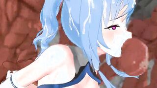 【MMD R-teen SEX DANCE】HOT 3 WAY VS EXTREME DICK ROUGH SEXセックス[MMD R-18]