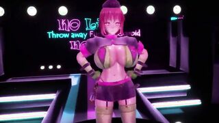 【MMD R-19 yo SEX DANCE】BIG S BIG HOT MELONS ENJOY HER COCK[MMD R-18]