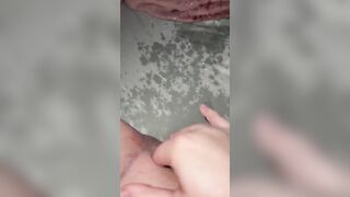ENORMOUS SQUIRT EVER! -after fisting me full of his cum