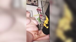 Bimbo does not got to cum from daddy’s fingering