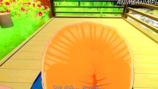 1 Piece Anime: Nami Blows Luffy Huge Penis Until Cum Into Mouth