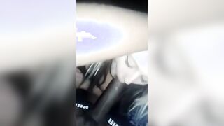 Cutie butt white slutt blowing big black cock