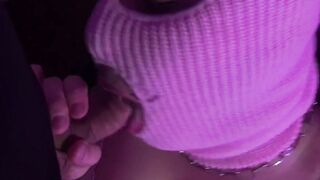 Beautiful baby makes bj and drink cum