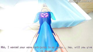 Samus Aran Gets Her Long Butt Banged Rough inside Doggy Style