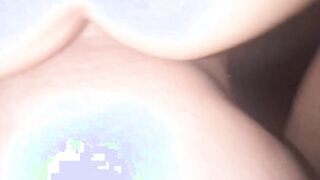 Glass vibrator Hottie Cougar Hispanic Wifey uses stimulation clitoris lube fucks all night Pt three