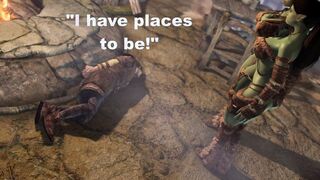 2 Penis Hungry Orc Girls - Skyrim Porn
