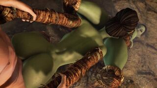 2 Penis Hungry Orc Girls - Skyrim Porn