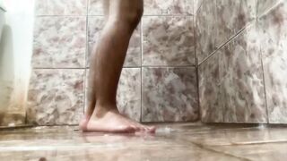 Youngsters get a rough-on kneeling inside the tub