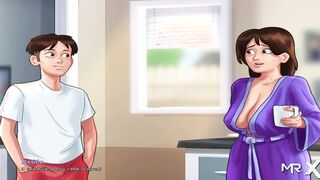 SummertimeSaga - Fondling Older Cougar Into The Kitchen E2 #