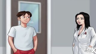SummertimeSaga - Fondling Older Cougar Into The Kitchen E2 #