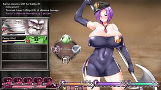 Karryn's Prison [PornPlay Cartoon game] Ep.9 the slutty warden gets gangbanged by the amazing yeti