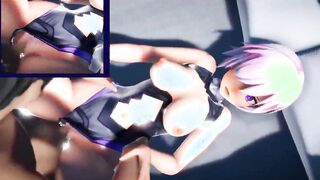 【MMD R-teens SEX DANCE】INTENSE LOVELY FUCKING SWEET SATISFACTION EXTREME YUMMY BOOTY おいしいお尻 [MMD]