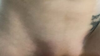 point of view Goddess riding her daddy's long penis. Cummed.