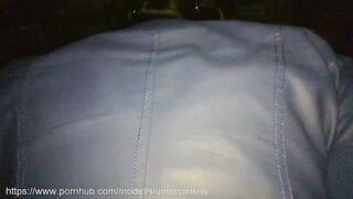 Outdoor park anal with creampie