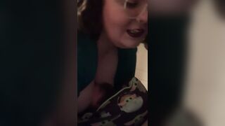 Shoving my Big Hooters into my fiancé’s face