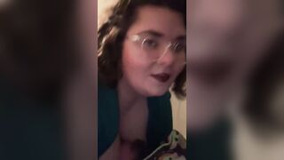 Shoving my Big Hooters into my fiancé’s face