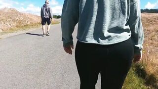 Milf Large Butt Outdoor Exhibitionist
