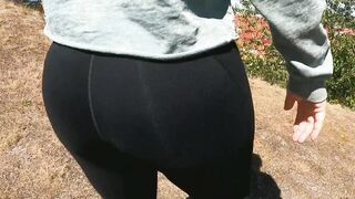 Milf Large Butt Outdoor Exhibitionist
