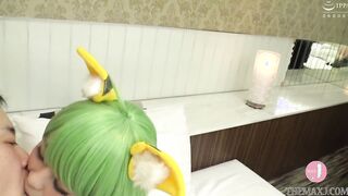 【Hentai Cosplay】Anime cosplay beauties begging for sex into a hotel