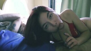 I made him cum into my mouth with a bj