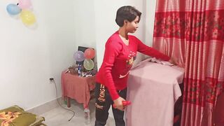 Calling college gf at home me and friend fucking her