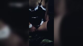 My young maid masturbates