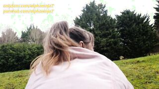 Cum All Over Me Outdoor the Hospital Risky Outside Fun