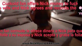 I fucked a very filthy cougar who is the wifey of a fan of mine and he is happy being