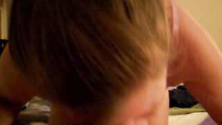 Hot mature wife handjob blowjob and cum in mouth