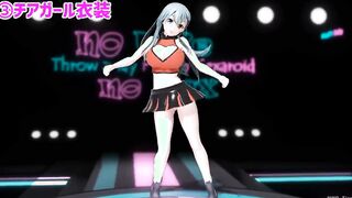 【MMD R-teenie SEX DANCE】NAUGHTY WHITE BOMBSHELL SE激しいセックスX[MMD R-18]