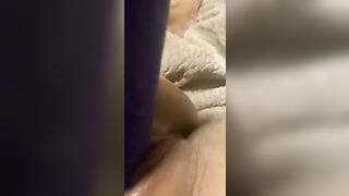 Small snatch ejaculates inside less than a minute