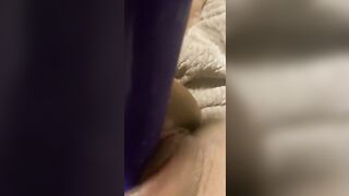 Small snatch ejaculates inside less than a minute