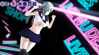 【MMD R-teenagers SEX DANCE】INTENSE SEX WOMEN DOES CALI DANCEセックス[MMD R-18]