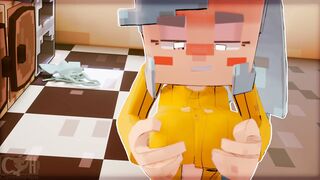 【MMD R-19 yo SEX DANCE】MINECRAFT BEAUTY DELICIOUS BOOTY EXTREME SEX INTO THE KITCHEN YUMMY BJ ハードセックス [MMD]